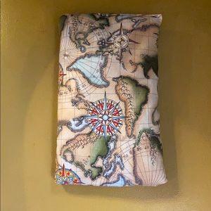 ✅Stylish Beanbag Map Globe Continents Compass Chic